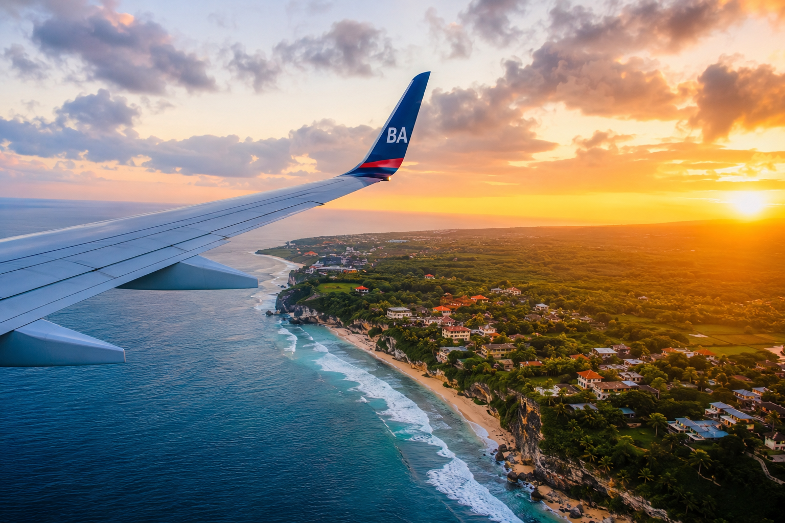Compare Bali flights from London to Denpasar, including cheap Bali flight deals, BA to Bali route options, London to Bali flight times, stopovers and smart travel booking tips with Jettica.