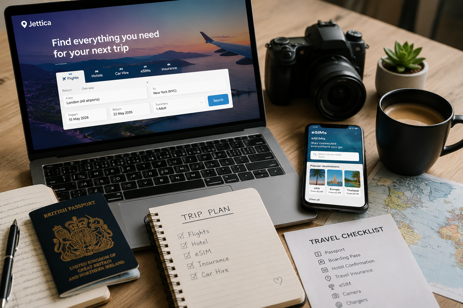 The Smart Traveller Stack: Flights, Hotels, eSIM, Insurance and One Calm Plan